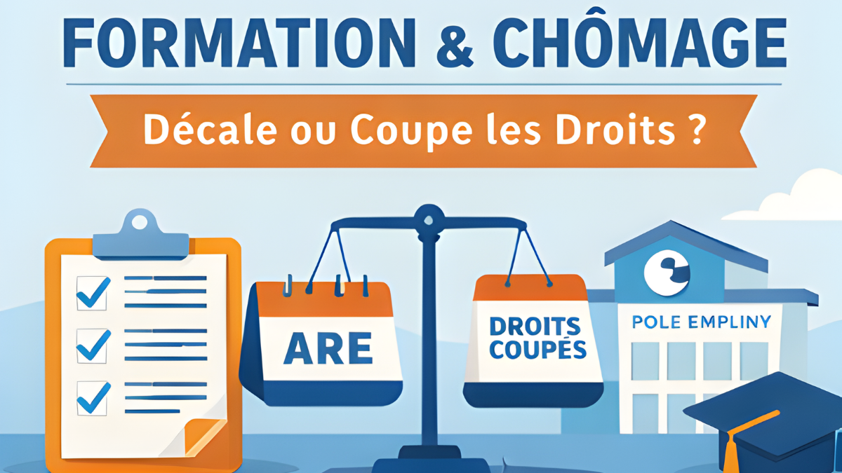 Formation chômage droits ARE : 4 scénarios pour vos droits expliqués