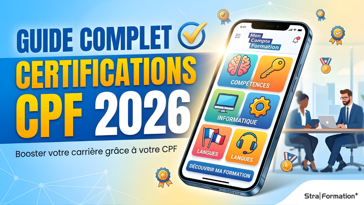 Certifications professionnelles CPF : le guide complet 2026